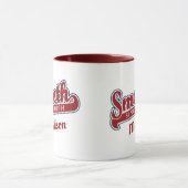 Nom personnalisé SMOOTH tasses - choisir style et  (Centre)