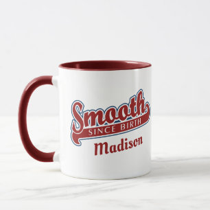 Nom personnalisé SMOOTH tasses - choisir style et 