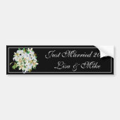 Nom Personnalisé Sticker Bumper Marié (Devant)