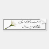 Nom Personnalisé Sticker Bumper Marié (Devant)