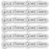 NOM PERSONNALISÉ — Sticker Pack Étiquette personna (Devant)