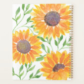 Nom personnalisé Sunflower jaune (Dos)