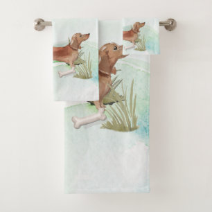 Nom personnalisé Tan Dachshund Pet Dog