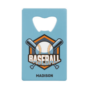 Nom personnalisé, texte et couleur Baseball