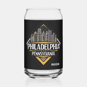 Nom personnalisé / Texte Philadelphie Pennsylvanie