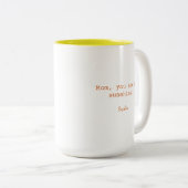 Nom personnalisé vous êtes mon chou mama mug (Devant droit)