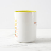 Nom personnalisé vous êtes mon chou mama mug (Centre)