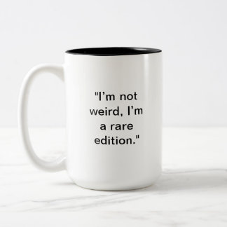 Nom personnalisé Weirdo Mug | Drôle cadeau personn