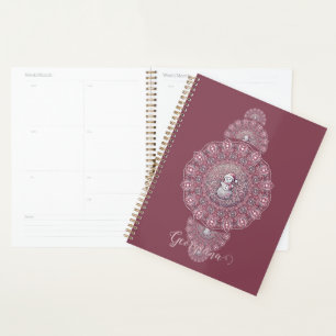 Nom Personnalisé Whimsman Snowman Ornamental Manda