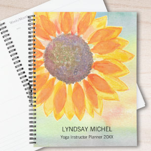 Nom personnalisé Yoga Instructor Planner 2023