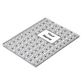 Nom personnalisé Zig Zag Spiral Carnet photo (Côté gauche)
