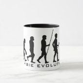 Nom personnalisé Zombie Evolution tasses (Centre)