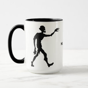 Nom personnalisé Zombie tasses