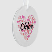 Nom personnel avec coeur (devant)