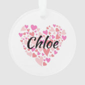 Nom personnel avec coeur (dos)