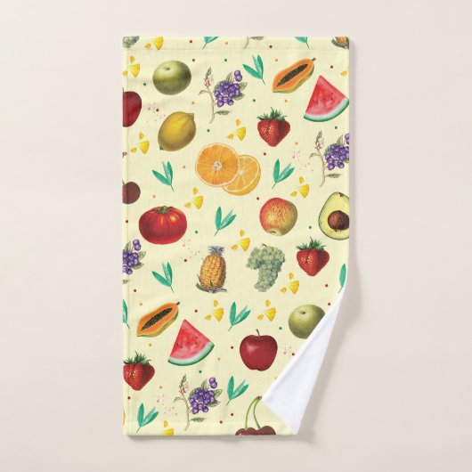 Nom Personnel Fruit Tropical Et Légumes (Serviette à main)