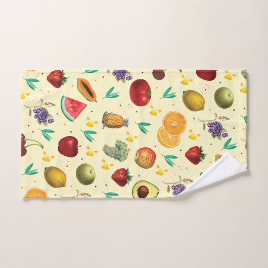 Nom Personnel Fruit Tropical Et Légumes (Serviette à main)