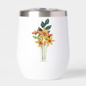 Nom personnel, Papier Quilled Flowers 11oz Blanc (Avant)