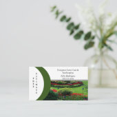 Nom photo de la pelouse sur le Carte de visite d'a (Debout devant)