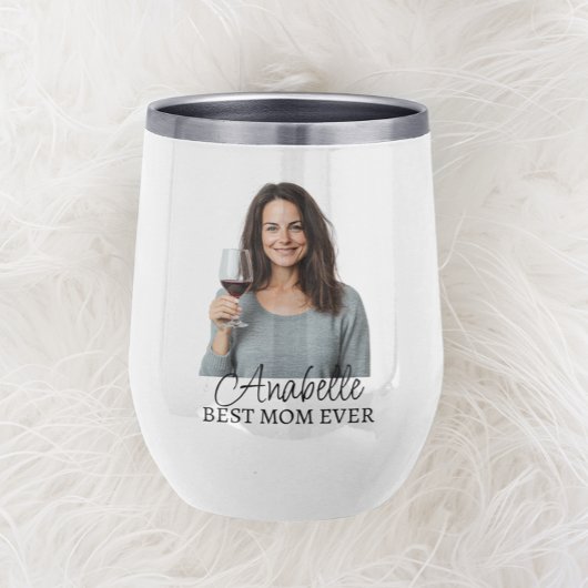 Nom photo personnalisé Best Mom Ever Cadeau