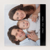 Nom photo personnalisé Modèle Grand Puzzle (Vertical)