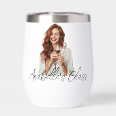 Nom photo personnalisé Monogram Cadeau (Arrière)