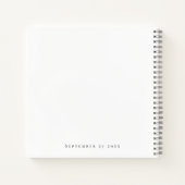 Nom photo simple Graduation 2024 Livre d'or (Dos)