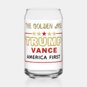 Nom, Président Trump 2025 L'âge d'or 16oz. (Recto)