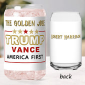 Nom, Président Trump 2025 L'âge d'or 16oz.