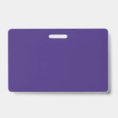 Nom professionnel du bénévole pourpre Badge (Arrière)