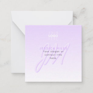 Nom professionnel et Modèle Slogan Violet clair