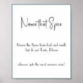 Nom que Spice - Poster du jeu de douche (Devant)