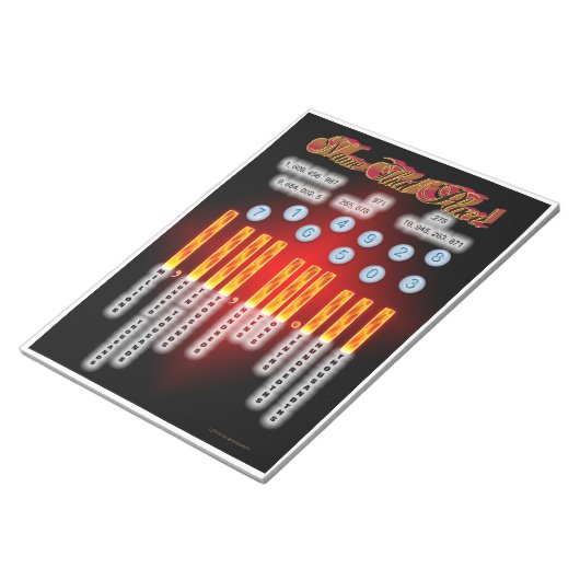 Nom qui place le Bloc-notes de valeur (Incliné)