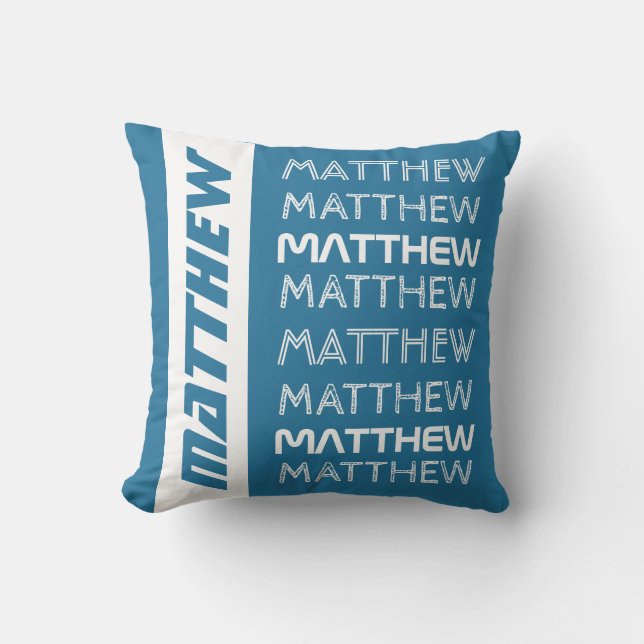 Nom Répétition des coussins personnalisés (Recto)