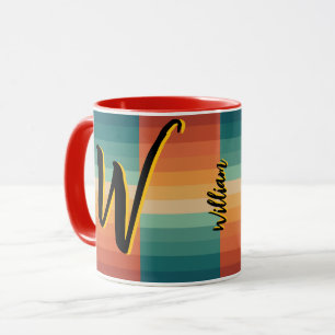 Nom Rétro Antique, Tasse à Café Vintage Personnali