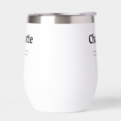 Nom Retro Gras Blanc (Gauche)