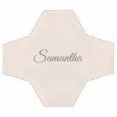 Nom rose blanc moderne (Plat)