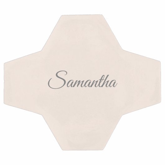 Nom rose blanc moderne (Plat)