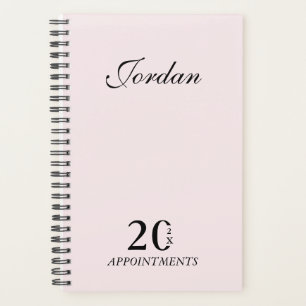 Nom rose simple Nom du planificateur quotidien Ren
