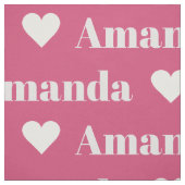 Nom(s) Tissu de couleur personnalisé répété (Échantillon)