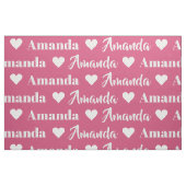 Nom(s) Tissu de couleur personnalisé répété (Fat Quarter)