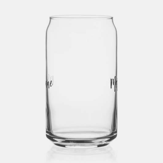 Nom script élégant (Gauche)