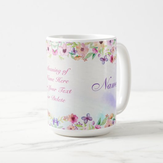 Nom Signification Cadeaux, Nom Signification Mugs (Devant droit)