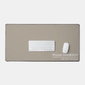 Nom simple Monogramme 2 lignes de texte personnali (Clavier et souris)