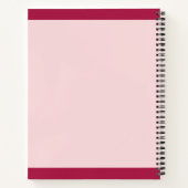 Nom simple sur Journal de Gratitude Rose (Dos)