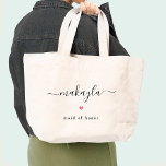 Nom sucré Modifier couleur Sac fourre-tout de fête<br><div class="desc">Cette belle conception peut être customisée à vos combinaisons de couleurs préférées. Ça fait un grand cadeau ! Trouvez des articles de papeterie et des cadeaux élégants dans notre boutique : www.berryberrysweet.com.</div>