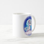 Nom sur le nuage Unicorn mug (Devant droit)