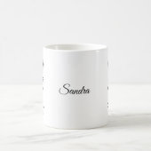 Nom sur le quilling Conserver calme 11oz Mug class (Centre)