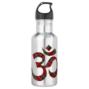 Nom sur le symbole Om 18oz Bouteille d'eau inoxyda