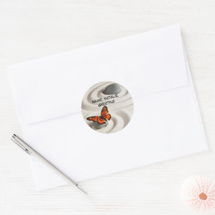 Nom sur Zen Garden, Stickers Rond 1,5"